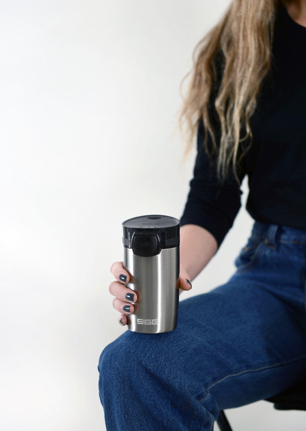 Gourde SIGG Miracle Mug Brushed  0,27L - isotherme étanche avec couvercle à vis 3/6