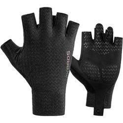 Gants de cyclisme d'été demi-doigts, gants anti-UV antidérapants légers et respi