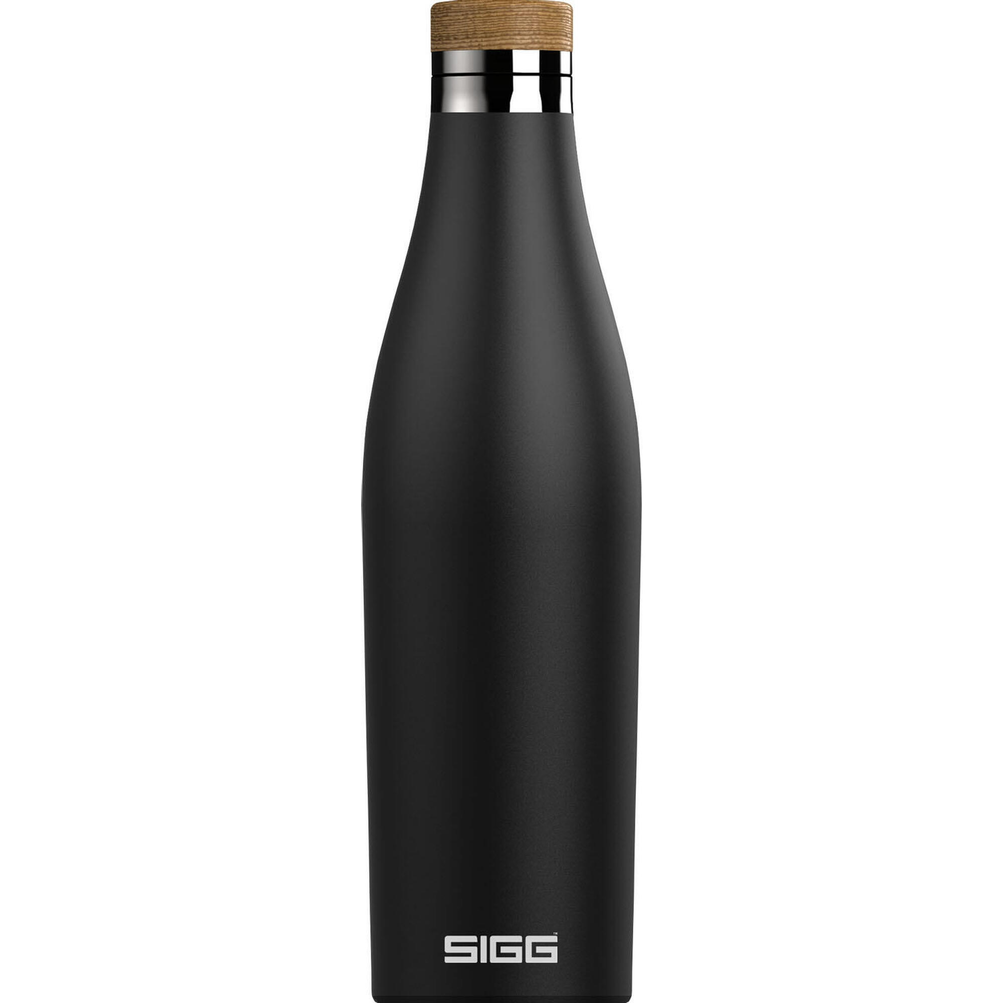 SIGG Meridian Zwart 0.5L voor warme en koude dranken