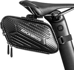 Sacoches de bicyclettes Sacoche de Selle de VTT Etanche Réfléchissant Noir 1,5 L