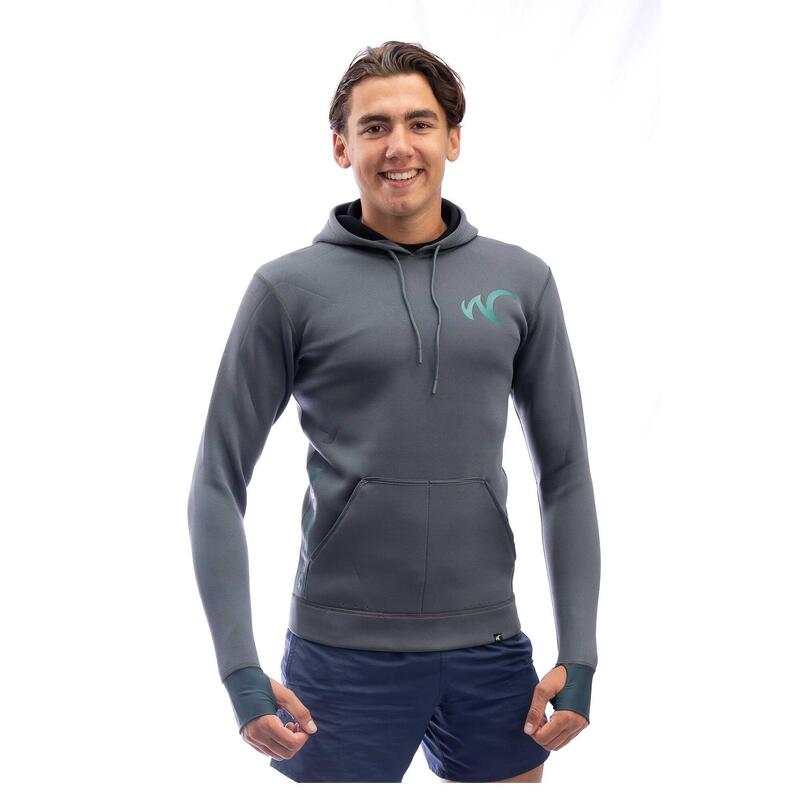 Macumba hoodie para Surf Sup - Neoprene - Unisexo - Cinzento - 1.5mm