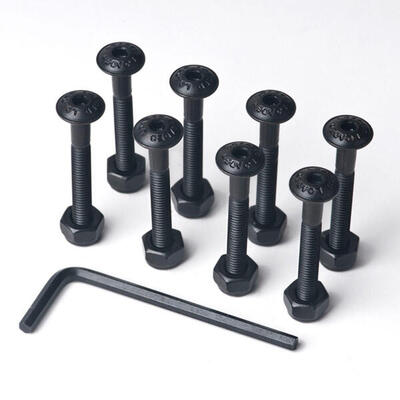 Skateboard schroeven - button head verpakt - maat 1.25 - loaded