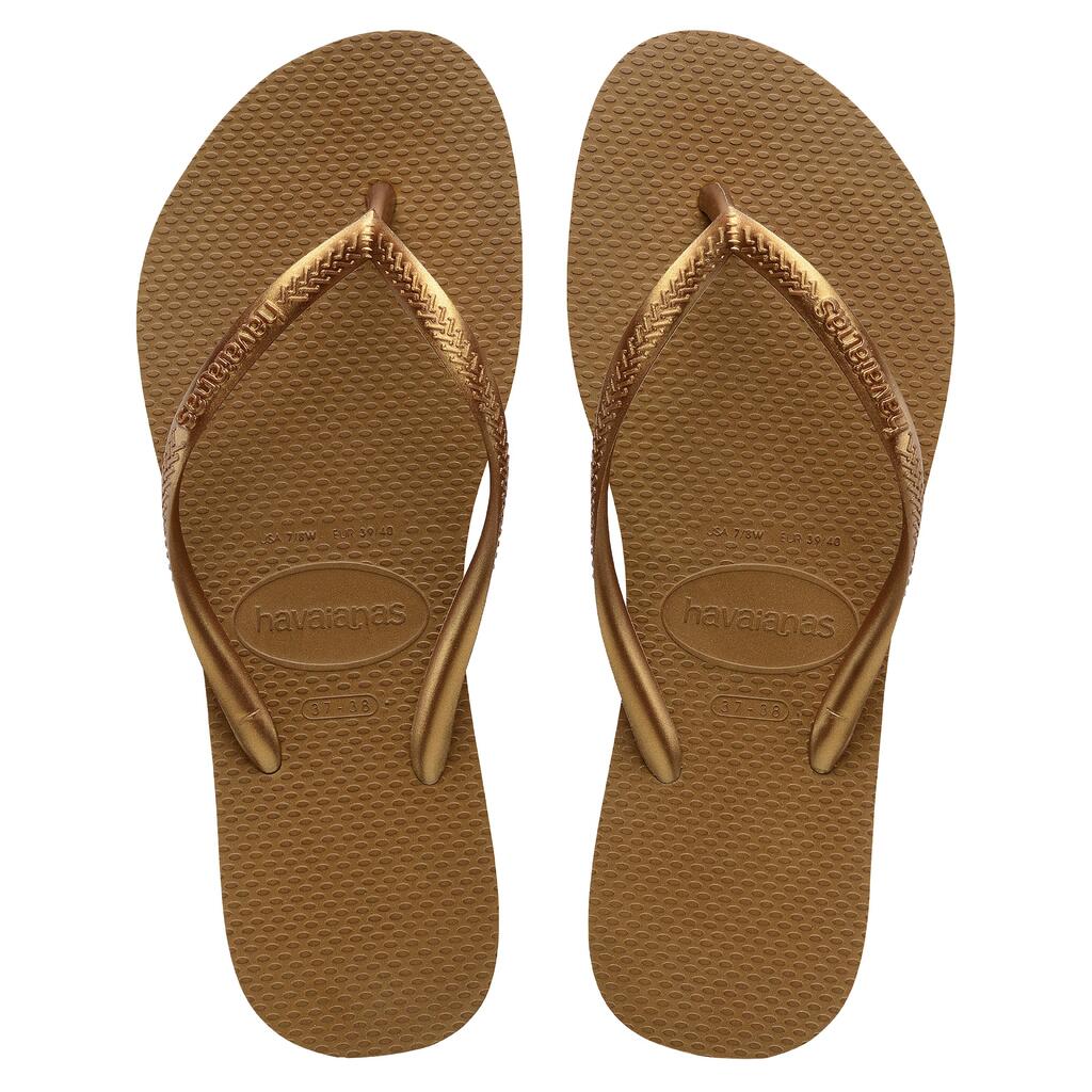 Havaianas Women's Slim Brown Flip Flops