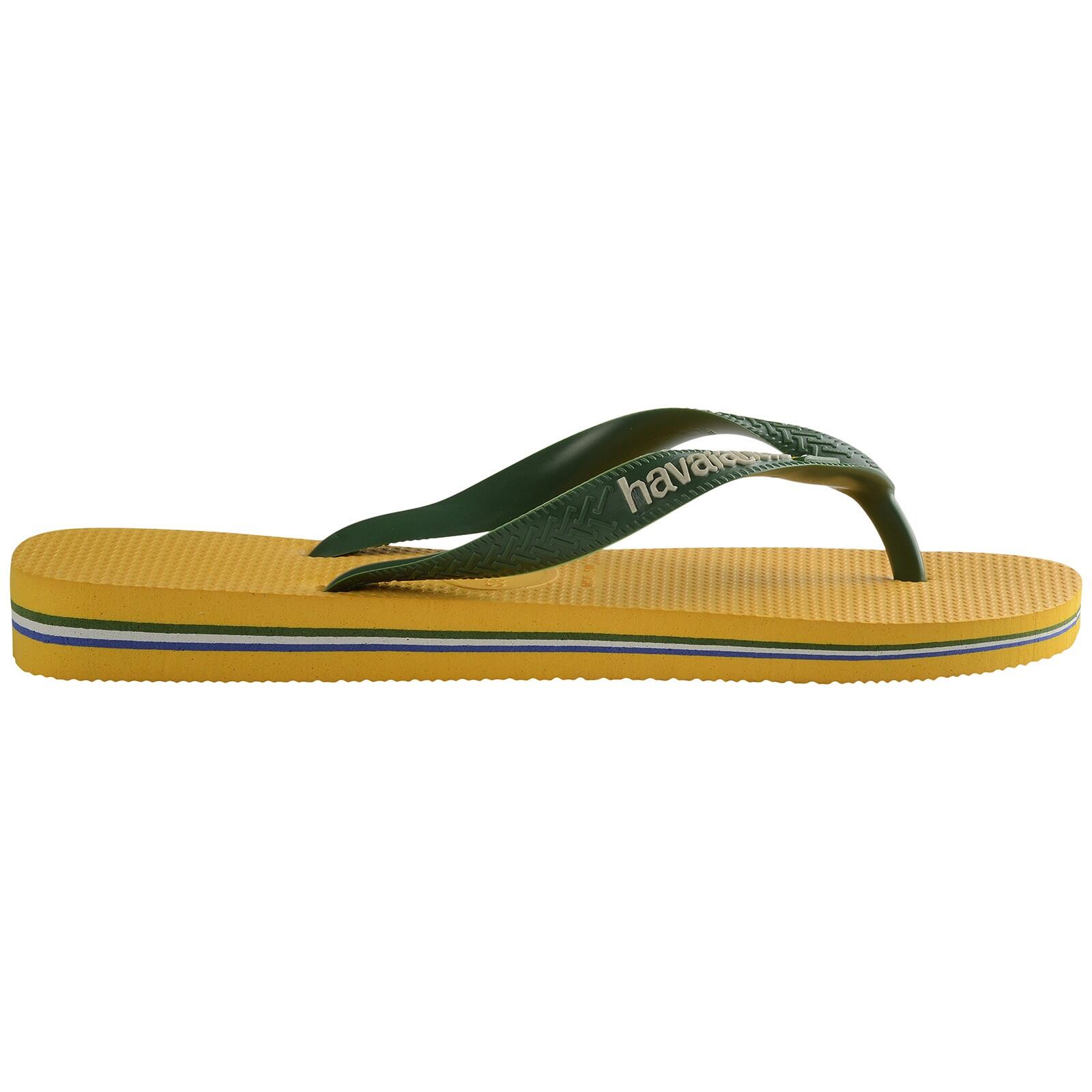 Havaianas Brasil Infradito Uomo Giallo/Verde 3/4