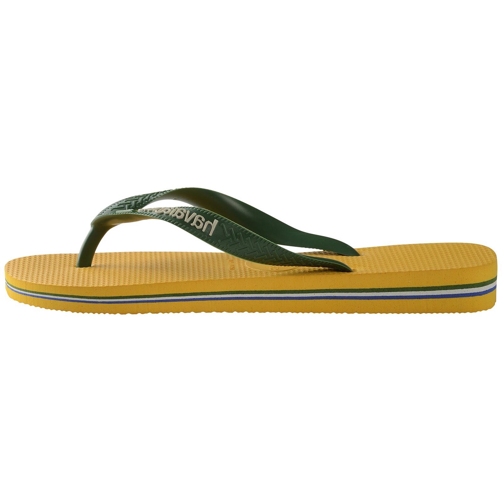 Havaianas Brasil Infradito Uomo Giallo/Verde 2/4