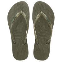 Tong à enfiler Havaianas Slim Logo Metallic - Femme