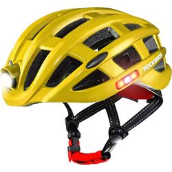 Casque de vélo adulte avec lampe USB rechargeable, Casque étanche EPS intégré an