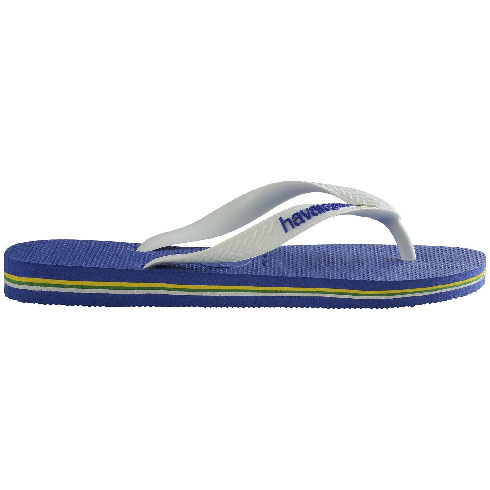 Sandały Havaianas Brasil Niebieskie dla Junior Mężczyzn 4/5