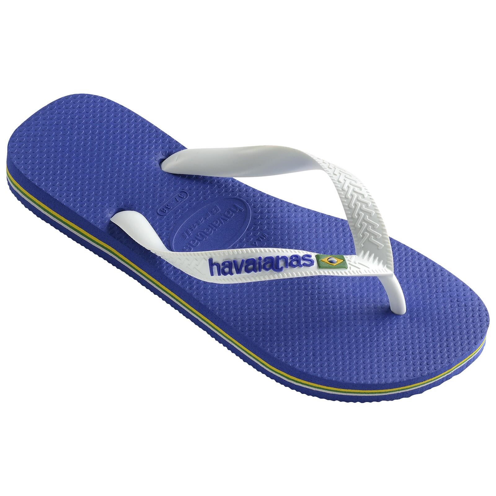 Sandały Havaianas Brasil Niebieskie dla Junior Mężczyzn 3/5