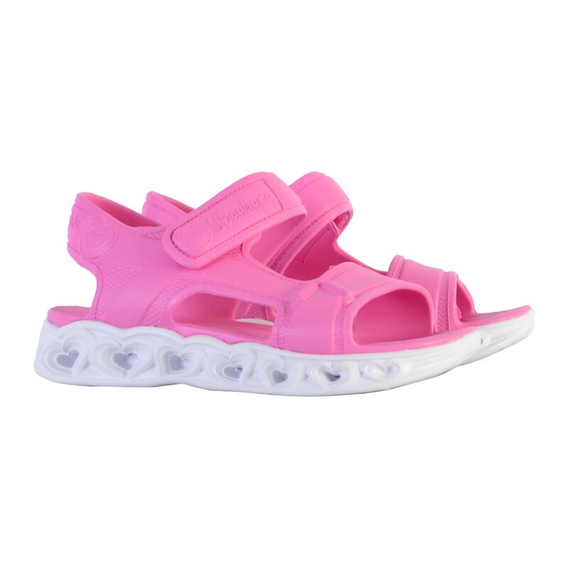 Sandalias Luces Niños Skechers Heart Lights rosa