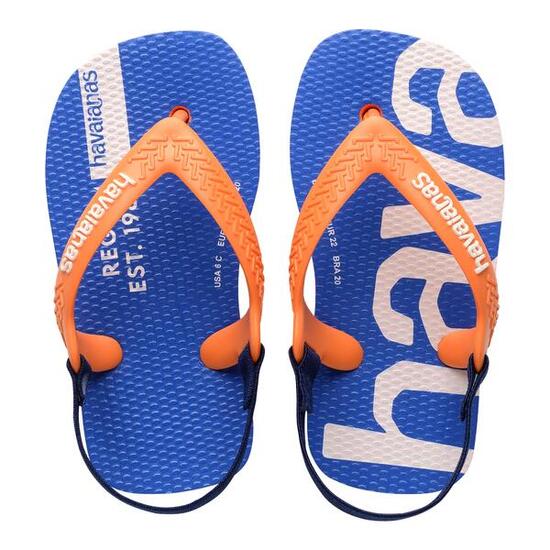 Chanclas Naranjas Havaianas Logomania para Niño