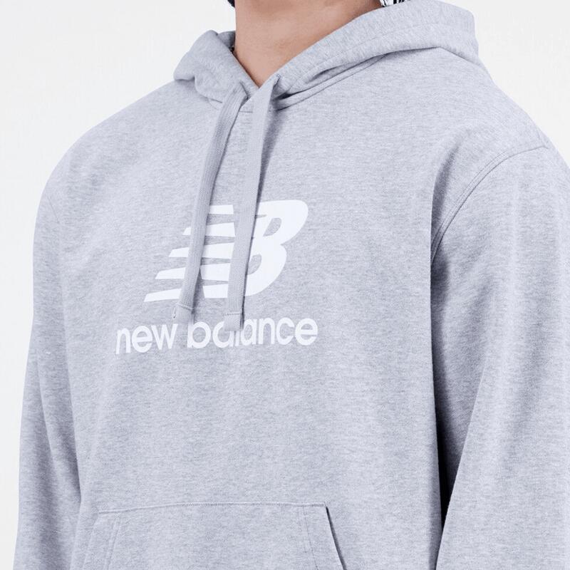 Sweat à Capuche New Balance Essentials Stacked Logo Fleece Hoodie - Homme