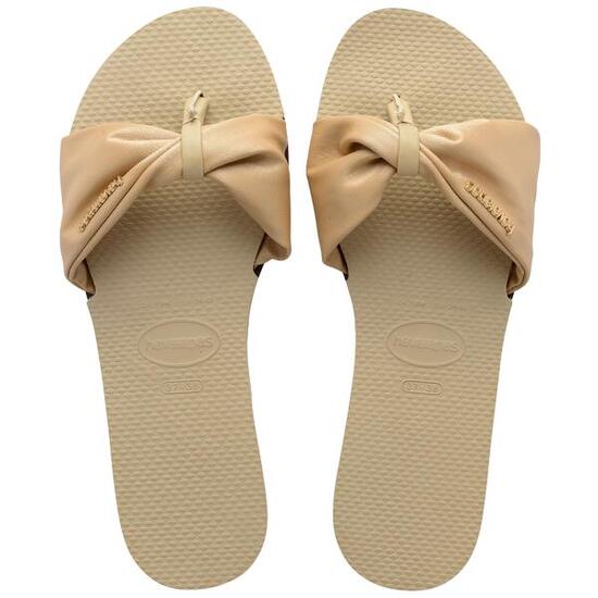 Havaianas Saint Tropez Damen Zehentrenner Beige Sandgrau