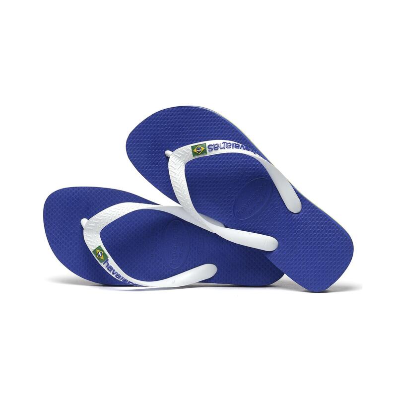 Flip-flops Havaianas Model Brasil Logo Culoare Albastru