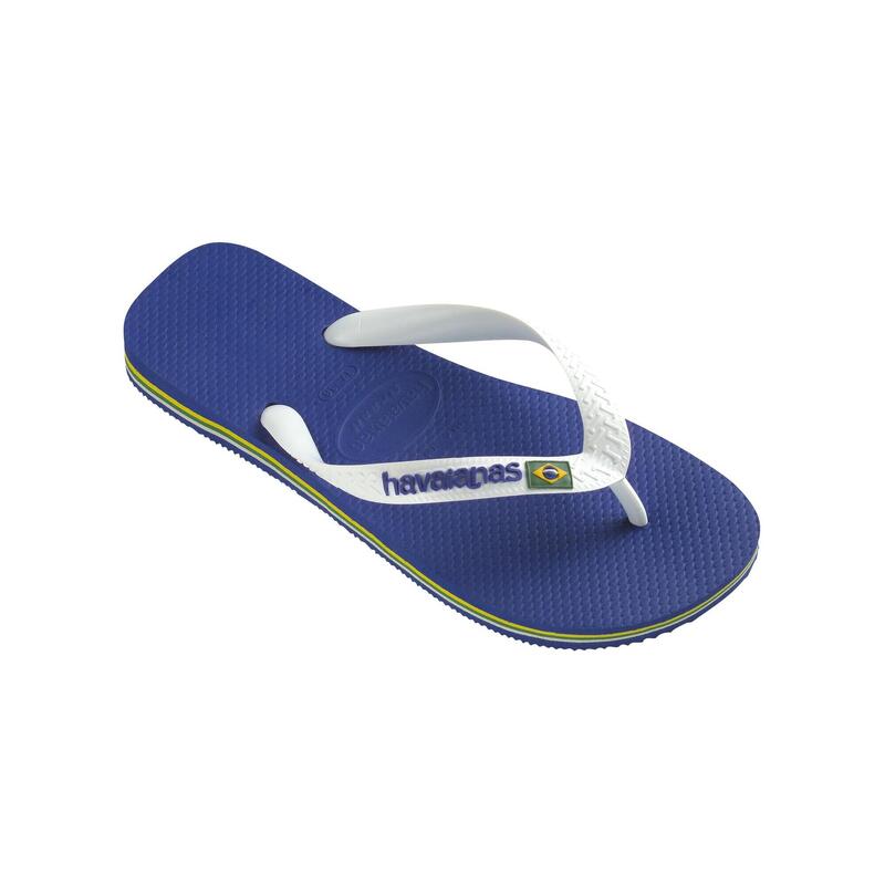 Flip-flops Havaianas Model Brasil Logo Culoare Albastru