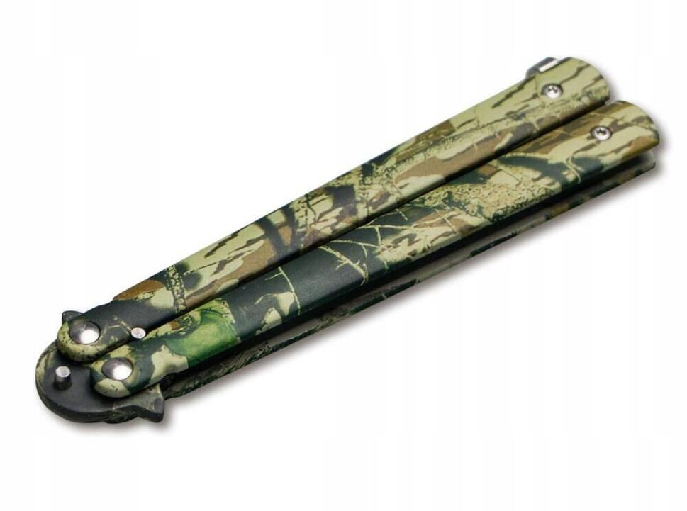 Nóż Boker Balisong motylek Camo 06ex403