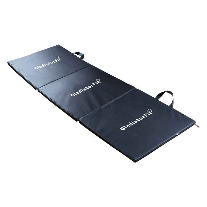 Faltbare Gymnastikmatte aus Schaumstoff 180x60x2.5cm