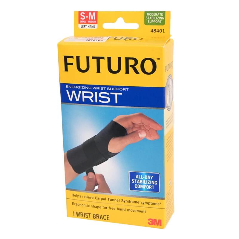 Futuro Energizing Wrist Support Left Hand - Black