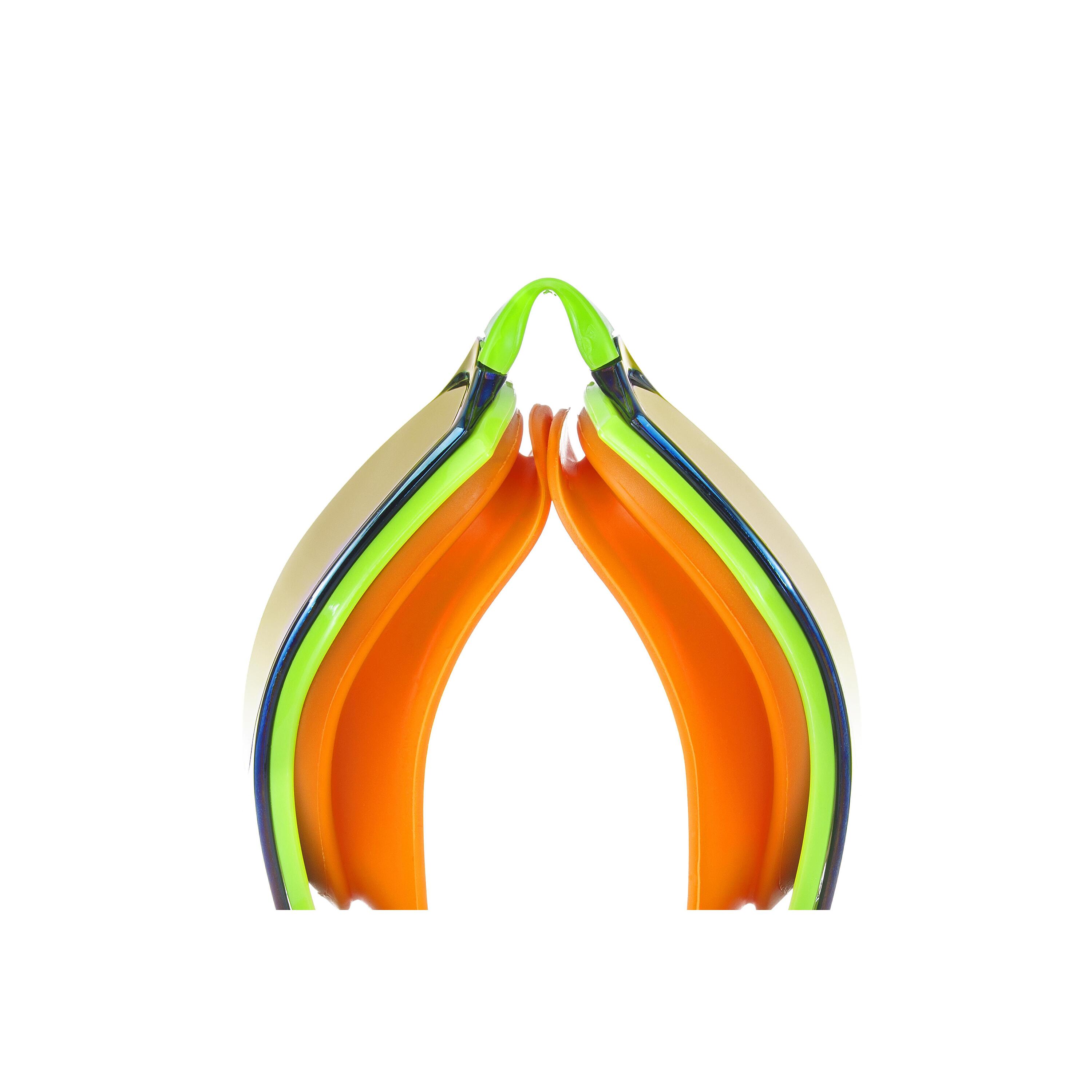 Lunettes de Natation avec Pont Interchangeable AquaVision INDIGO Vert Galvanique 4/4