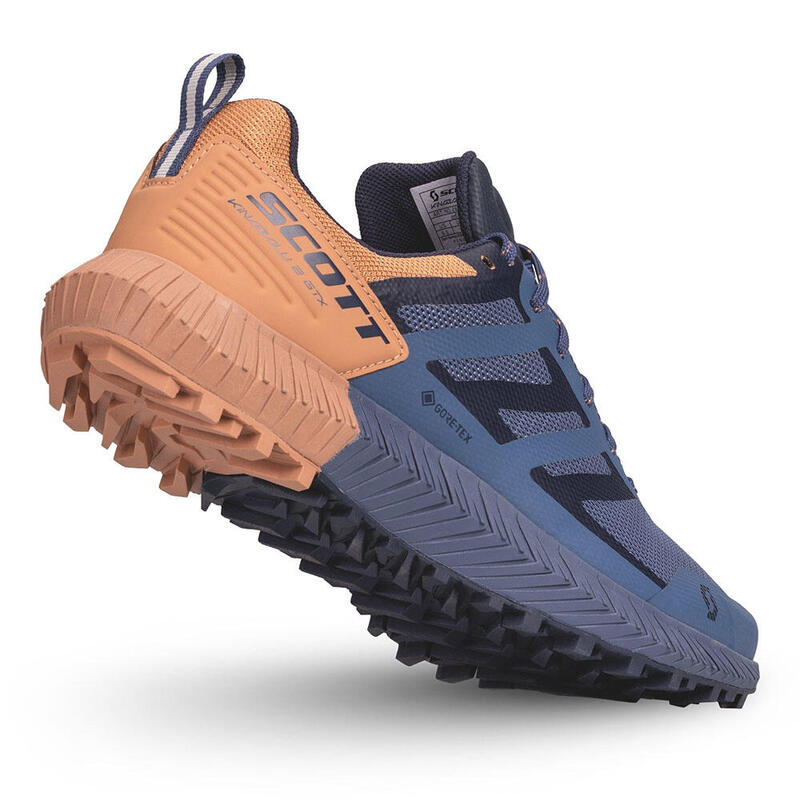 Kinabalu 2 GORE-TEX Women Trail Running Shoes - Dark Blue/Orange