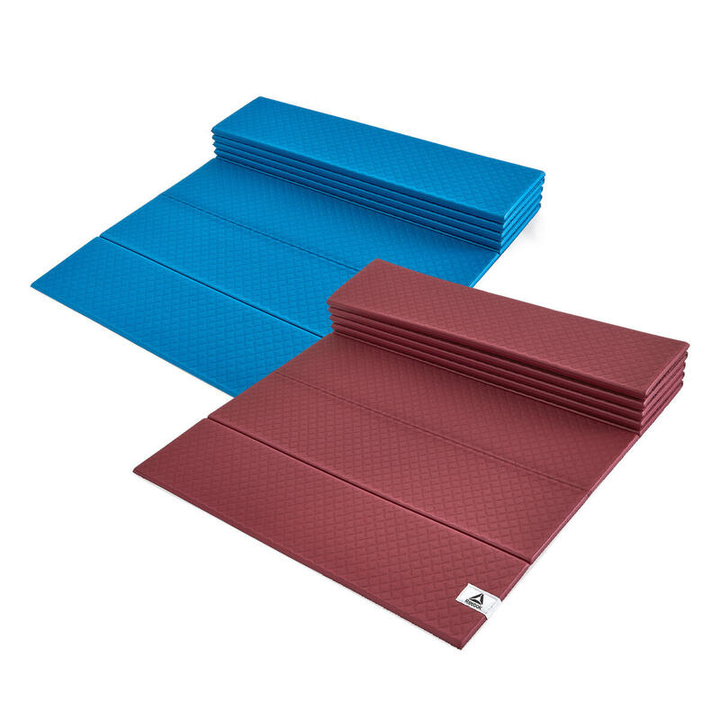 Foldable Yoga Mat 6mm - Red - Decathlon