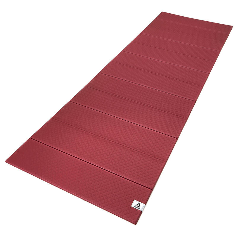 折叠瑜伽墊6MM - 紅色