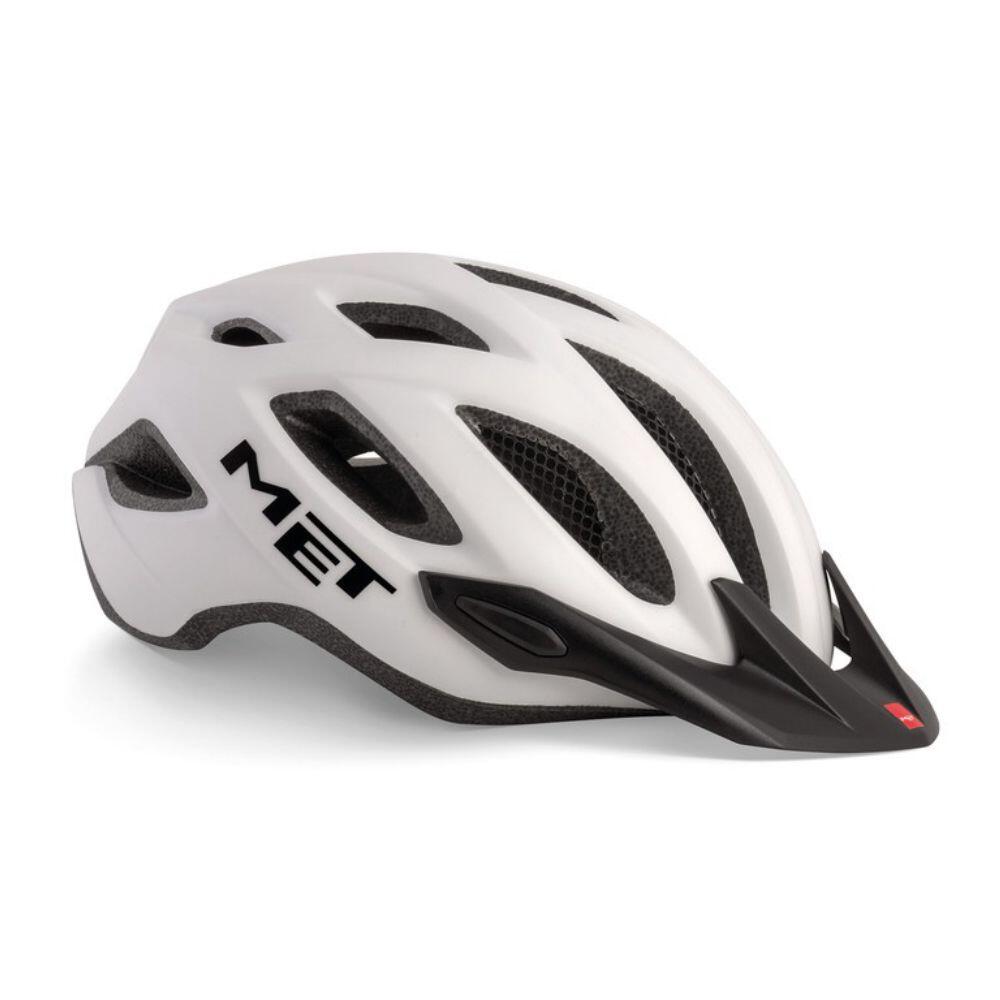 MET Crossover MY22 Allround Helmet - White 1/4