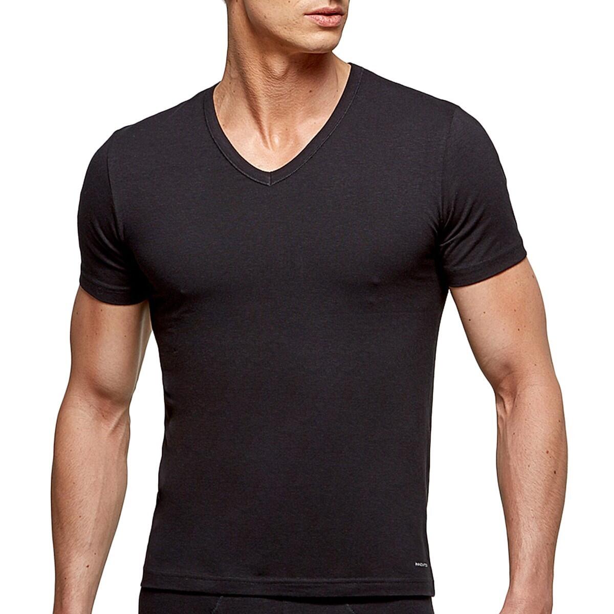 T-shirt con scollo a V in maglia di pelle regolatore di temperatura innovat |  Impetus Innovation