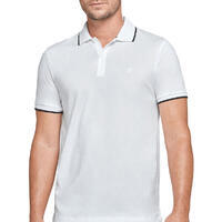 Polo en coton manches courtes