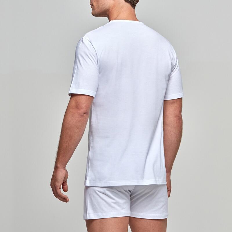 T-shirt underwear met V-hals van katoen Essentials