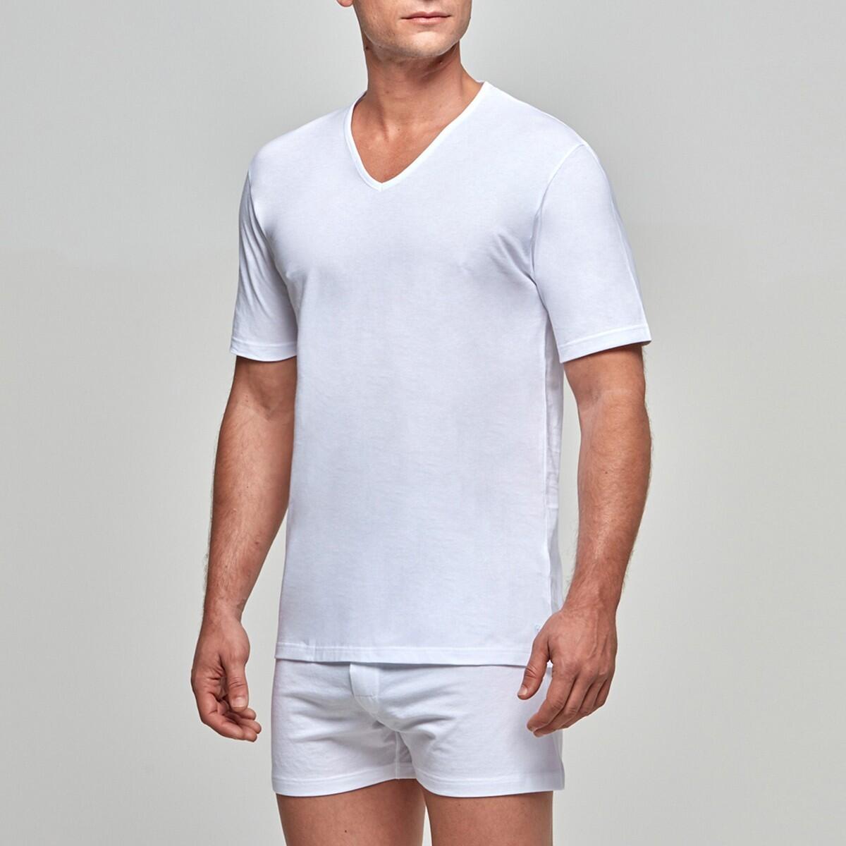 T-shirt underwear col V en coton Essentials 2/5