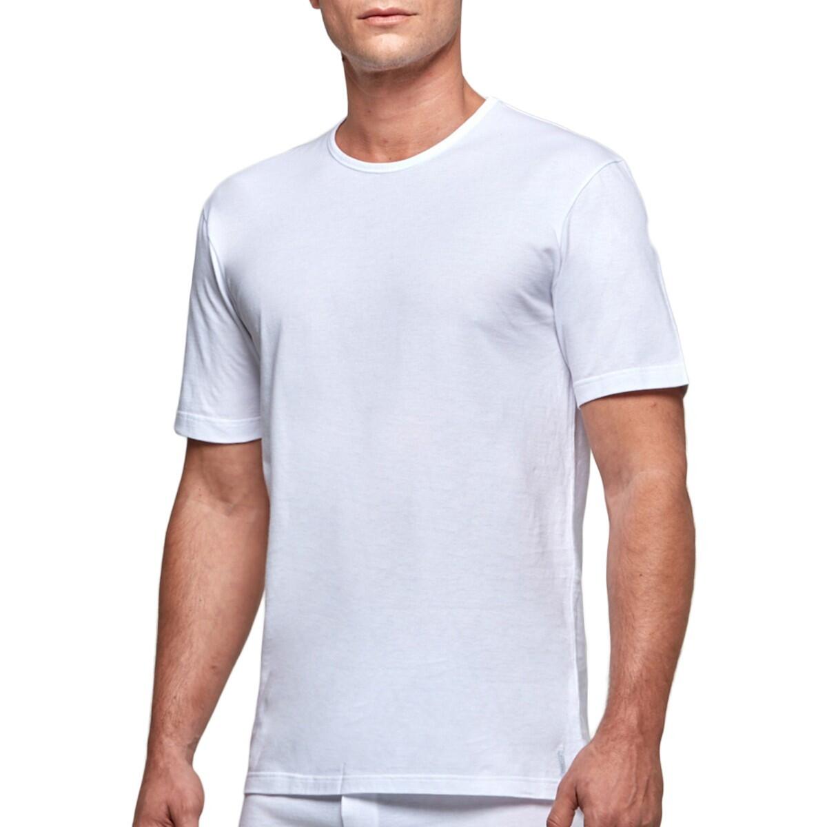 T-shirt confort pur coton col rond Essentials 1/3