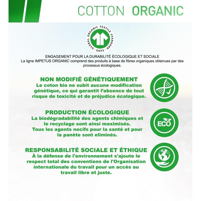 Camiseta homewear de algodón ecológico Oeko-Tex con cuello en V