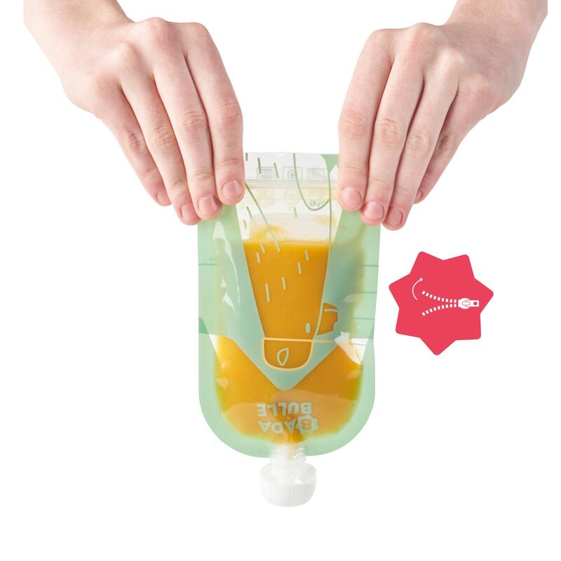 Set van 15 herbruikbare luchtdichte waterflessen voor kinderen - 150 ml