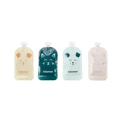 Lot de 20 gourdes 150 ml réutilisables hermétiques randonnée bébé enfant