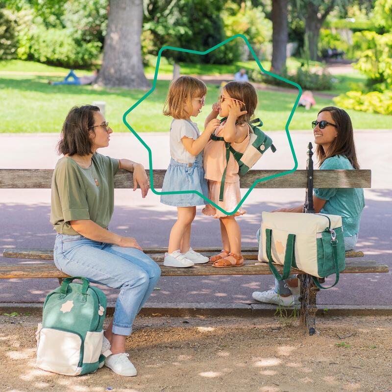 Mochila pequeña infantil con 4L de capacidad- Verde