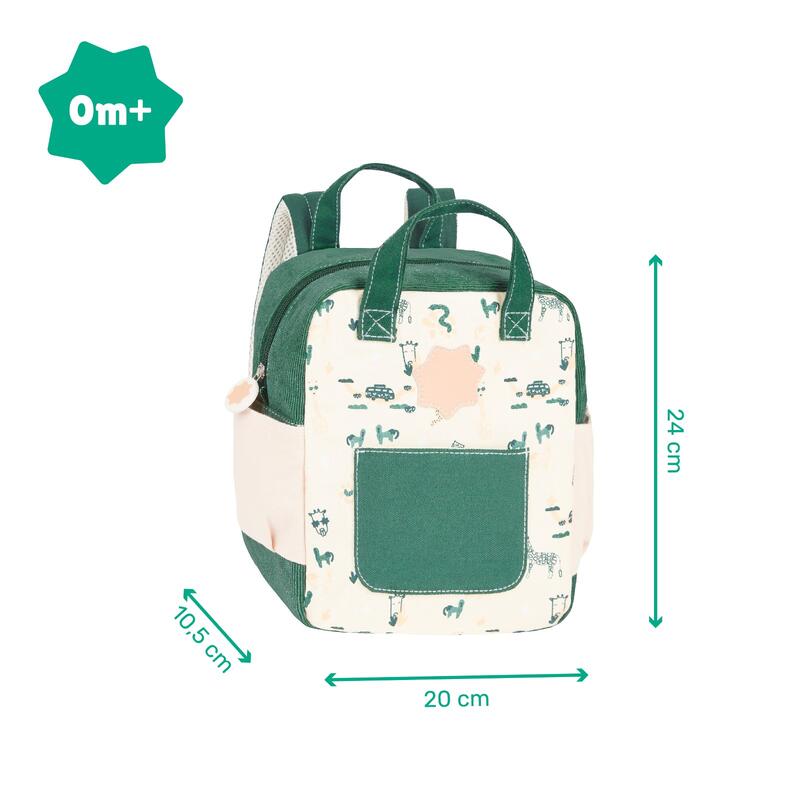 Mochila pequeña infantil con 4L de capacidad- Verde