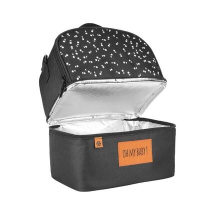 Sac repas isotherme 5L enfant 2 compartiments conserve froid (5h) chaud (3h)