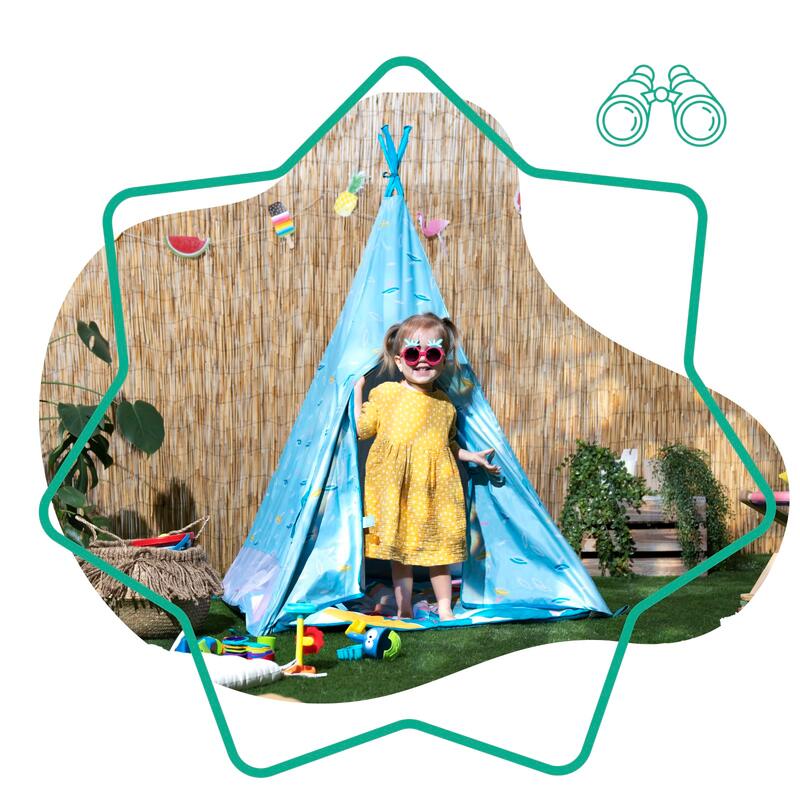 Tienda TIPI AntiUV infantil de 2 plazas UPF50+ - Azul