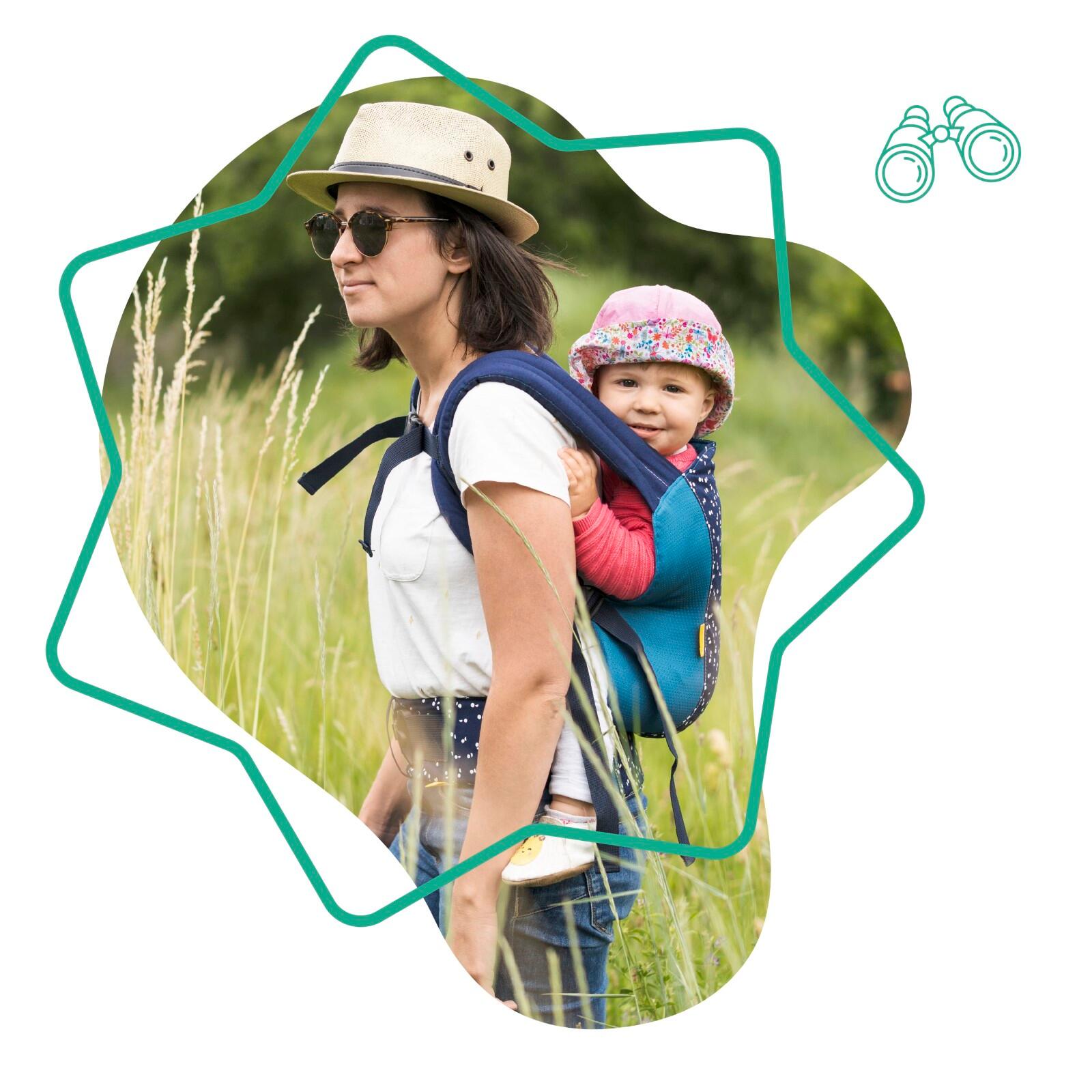 Ergonomische Babytrage - Easy & Go Blau 2/7