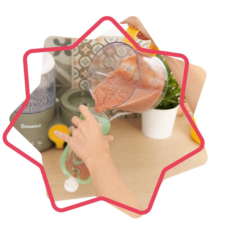 Set van 15 herbruikbare luchtdichte waterflessen voor kinderen - 150 ml