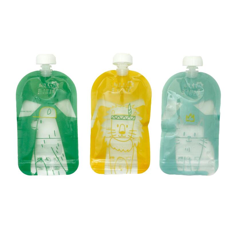 Lot de 15 gourdes réutilisables hermétiques randonnée enfant - 150 ml