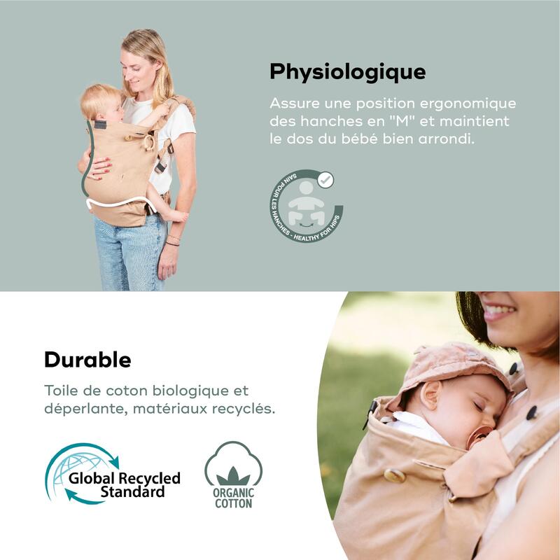 Porte bebe, Physiologique, évolutif, ergonomique