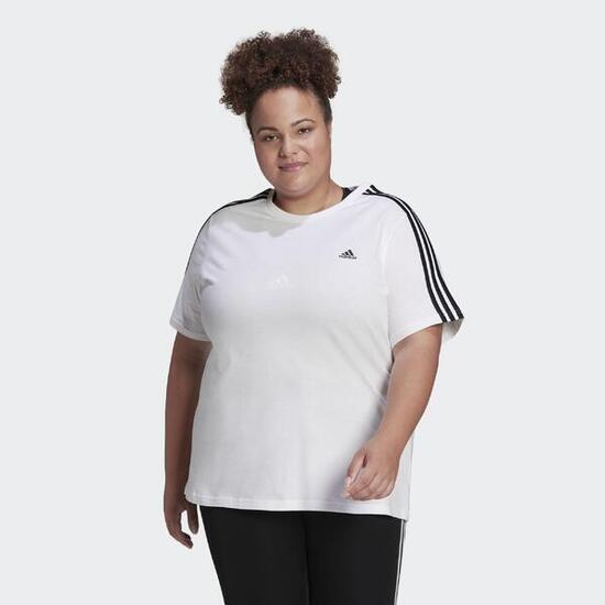 T-shirt Essentials Slim 3-Stripes (Curvy)