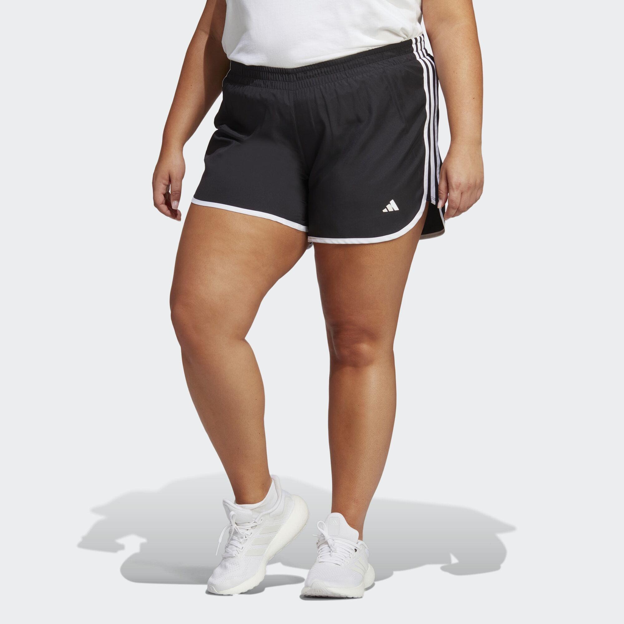 Adidas - Short De Running Marathon 20 (grandes Tailles) - Short - Blanc|noir - 56 3xl - Decathlon