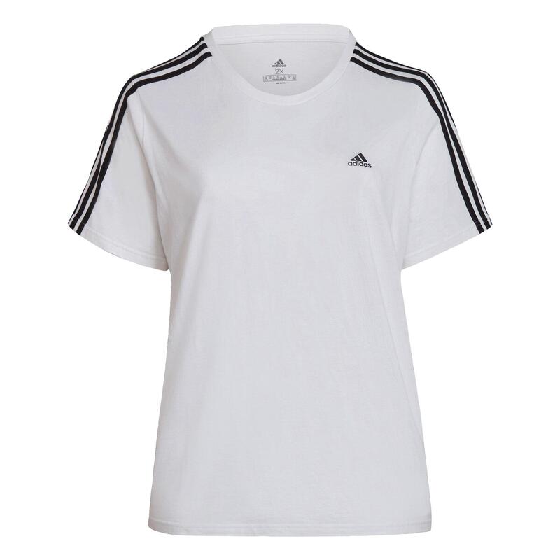 Essentials Slim 3-Stripes T-shirt (Grote Maat)