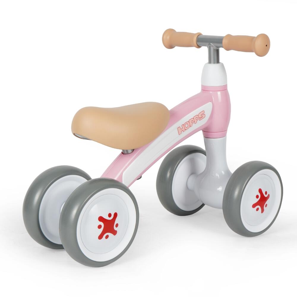 Correpasillos Qplay Hopps 4 Ruedas 50x23x40 cm Rosa