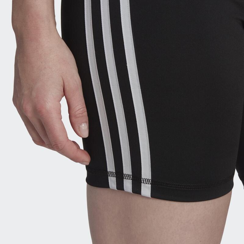 Training Essentials 3-Stripes High-Waisted Short Leggings