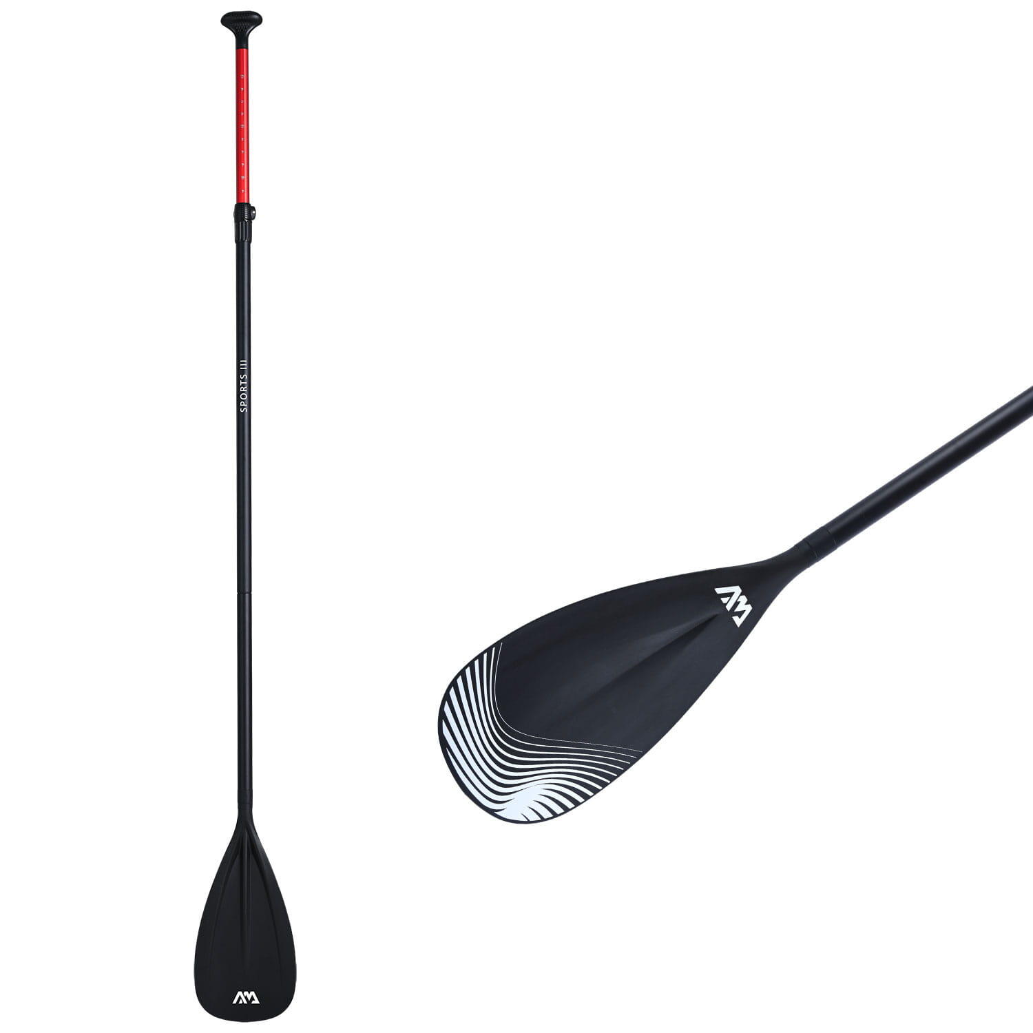Wiosło aluminiowe Aqua Marina Sport III (Red) B0303922 3/6