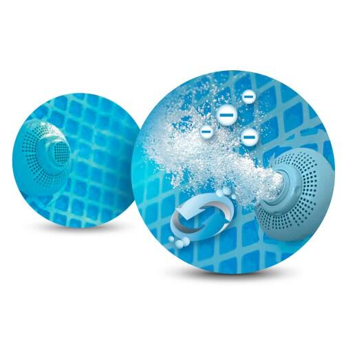 Piscina  retangular Intex prisma frame 488x244x107 cm + bomba 6/7